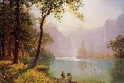 Albert Bierstadt The Kern River Valley, a montane canyon in the Sierra Nevada, California oil painting picture wholesale